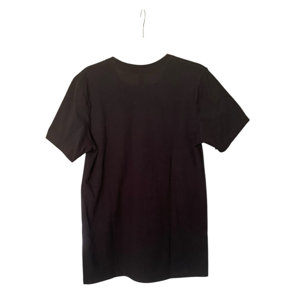Sun & Moon Black Short Sleeve Tee with Astrology Astronomy Design - Picture 4 of 5